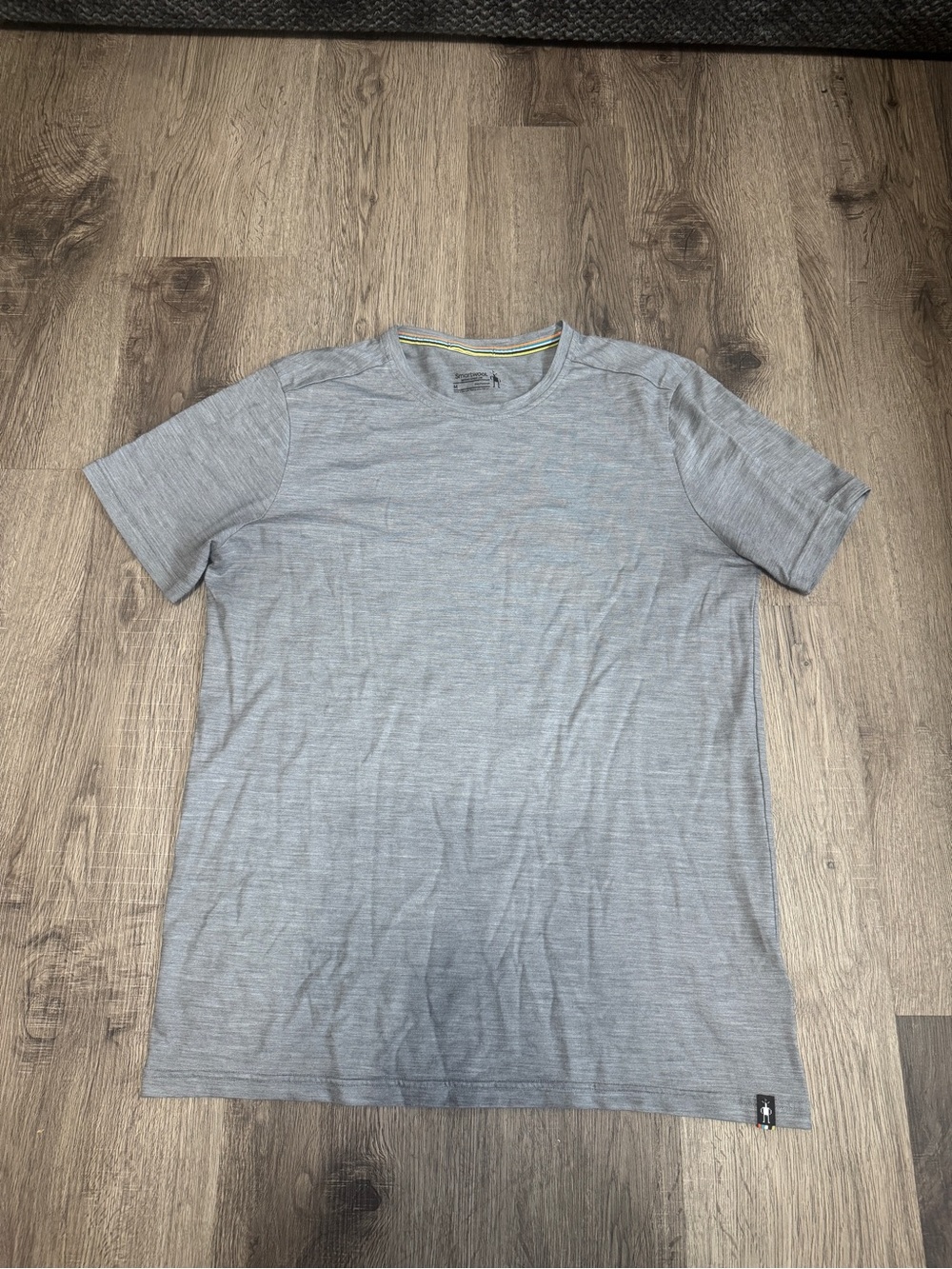 Smartwool Men's Short-Sleeve Crewneck Tee in Heather Gray